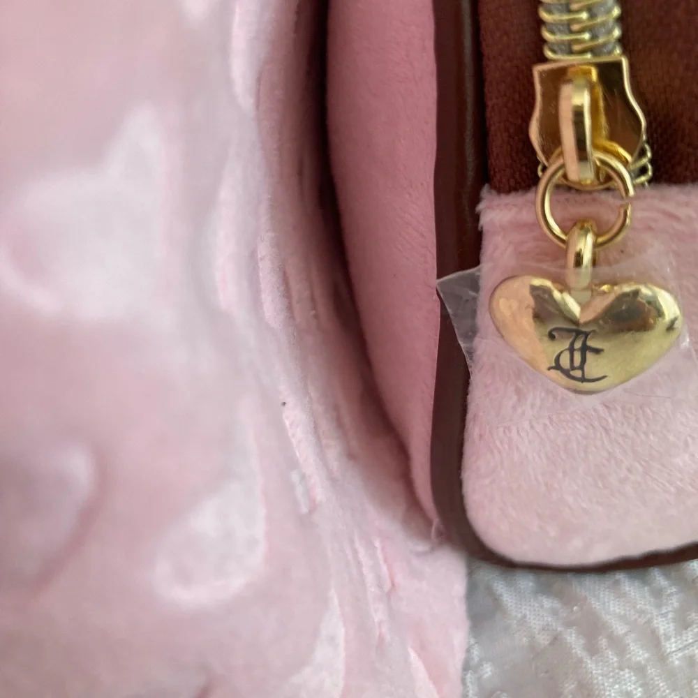 Juicy Couture Pink Cosmetic Travel Case with Bottle